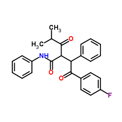 2-[2-(4-fluorophenyl)-2-oxo-1-phenylethyl]-4-methyl-3-oxopentanoic Acid Phenylamide Cas:125971-96-2 第1张