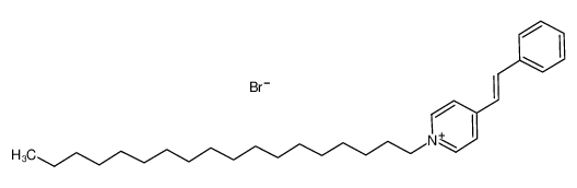 1-octadecyl-4-(2-phenylethenyl)pyridin-1-ium,bromide