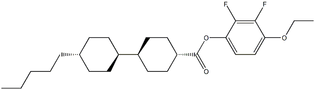 (trans,trans)-4'-Pentyl-[1,1'-bicyclohexyl]-4-carboxylic acid 4-ethoxy-2,3-difluorophenyl ester CAS:126163-43-7 第1张