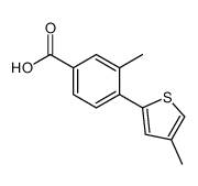 3-methyl-4-(4-methylthiophen-2-yl)benzoic acid