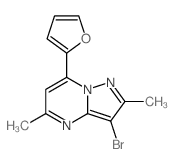 3-Bromo-7-(furan-2-yl)-2,5-dimethylpyrazolo[1,5-a]pyrimidine