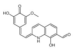 (2E)-8-hydroxy-2-[(2E)-2-(3-hydroxy-5-methoxy-4-oxocyclohexa-2,5-dien-1-ylidene)ethylidene]-1H-quinoline-7-carbaldehyde