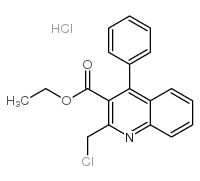 ethyl 2-(chloromethyl)-4-phenylquinoline-3-carboxylate,hydrochloride