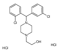 2-[4-[(2-chlorophenyl)-(3-chlorophenyl)methyl]piperazin-1-yl]ethanol,dihydrochloride