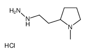 2-(1-methylpyrrolidin-2-yl)ethylhydrazine,hydrochloride