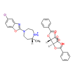 (7R)-4-(5-Chloro-1,3-benzoxazol-2-yl)-7-methyl-1,4-diazepan-1-ium(2S,3S)-2,3-bis(benzoyloxy)-3-carboxypropanoate CAS:1276666-14-8 manufacturer price 第1张