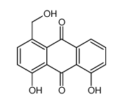 4,5-dihydroxy-1-(hydroxymethyl)anthracene-9,10-dione CAS:128341-04-8 第1张