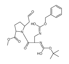 Methyl 3-{[(benzyloxy)carbonyl]amino}-N-{[(2-methyl-2-propanyl)ox y]carbonyl}-L-alanyl-5-(2-oxoethyl)-L-prolinate