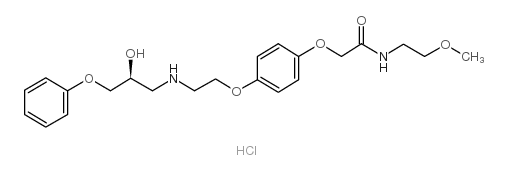 (S)-4-(2-hydroxy-3-phenoxypropylaminoethoxy)-N-(2-methoxyethyl)phenoxyacetamide