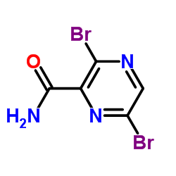 3,6-Dibromo-2-pyrazinecarboxamide