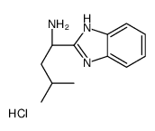 (1S)-1-(1H-benzimidazol-2-yl)-3-methylbutan-1-amine,hydrochloride