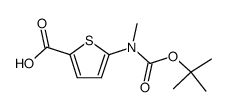 5-[N-(tert-butoxycarbonyl)-N-methylamino]-2-thiophenecarboxylic acid