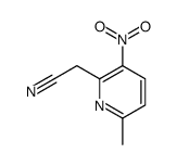 2-(6-methyl-3-nitropyridin-2-yl)acetonitrile