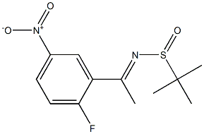 2-Propanesulfinamide, N-[1-(2-fluoro-5-nitrophenyl)ethylidene]-2-methyl-