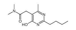 2-(2-N-butyl-4-hydroxy-6-methyl-pyrimidin-5-yl)-N,N-dimethylacetamide