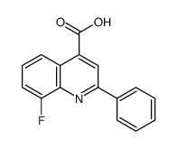 8-fluoro-2-phenylquinoline-4-carboxylic acid CAS:132132-53-7 第1张