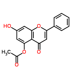 7-Hydroxy-4-oxo-2-phenyl-4H-chromen-5-yl acetate