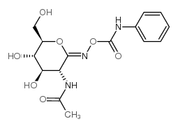 O-(2-Acetamido-2-deoxy-D-glucopyranosylidene)amino N-Phenylcarbamate