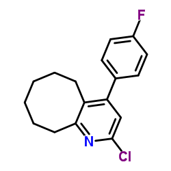 2-Chloro-4-(4-fluorophenyl)-5,6,7,8,9,10-hexahydrocycloocta[b]pyridine CAS:132813-14-0 manufacturer price 第1张