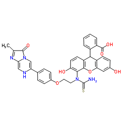 3,7-Dihydro-6-[4-[2-[N-(5-Fluoresceinyl)Thioureido]Ethoxy]Phenyl]-2-Methylimidazo[1,2-a]Pyrazin-3-One