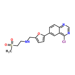 N-((5-(4-chloro-quinazoline-6-yl)furan-2-yl)methyl)-2-methylsulfonyl ethylamine