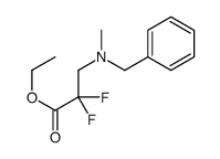 Ethyl 3-[benzyl(methyl)amino]-2,2-difluoropropanoate