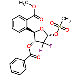 2-Deoxy-2,2-difluoro-D-ribofuranose-3,5-dibenzoate-1-methanesulfonate Cas:134877-42-2 第1张