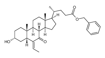 Cholan-24-oic Acid,6-ethylidene-3-hydroxy-7-oxo-,phenylmethyl Ester, (3α,5β)- Cas:1352328-66-5 第1张