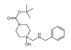 tert-butyl 4-[(benzylamino)methyl]-4-hydroxypiperidine-1-carboxylate