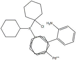 Chloro[(tricyclohexylphosphine)-2-(2'-aminobiphenyl)]palladium(II)