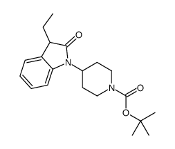 tert-butyl 4-(3-ethyl-2-oxo-3H-indol-1-yl)piperidine-1-carboxylate CAS:1358667-42-1 第1张