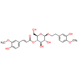 (E)-2-(3-Hydroxy-4-methoxyphenyl)ethyl 4-[3-(4-hydroxy-3-methoxyphenyl)-2-propenoate] beta-D-glucopyranoside