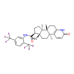 (4bS,6aS,7S,9aS,9bS)-N-[2,5-Bis(trifluoromethyl)phenyl]-6a-methyl-2-oxo-2,4b,5,6,6a,7,8,9,9a,9b,10,11-dodecahydro-1H-indeno[5,4-f]quinoline-7-carboxamide