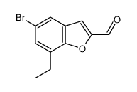 5-bromo-7-ethyl-1-benzofuran-2-carbaldehyde