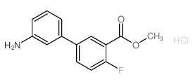 methyl 5-(3-aminophenyl)-2-fluorobenzoate,hydrochloride