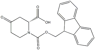 (R)-(+)-1-Fmoc-4-oxopiperidine-2-carboxylic acid CAS:1375078-38-8 第1张