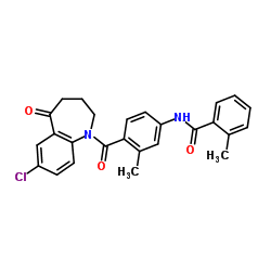 N-[4-[(7-Chloro-2,3,4,5-tetrahydro-5-oxo-1H-1-benzazepin-1-yl)carbonyl]-3-methylphenyl]-2-methylbenzamide Cas:137973-76-3 第1张