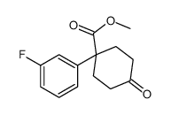 methyl 1-(3-fluorophenyl)-4-oxocyclohexane-1-carboxylate