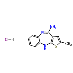 4-Amino-2-methyl-10H-thiene[2,3-b][1,5]benzodiazepine Hydrochloride CAS:138564-60-0 manufacturer price 第1张