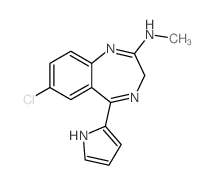 7-Chloro-N-Methyl-5-(1H-Pyrrol-2-Yl)-3H-1,4-Benzodiazepin-2-Amine