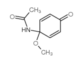 N-(1-methoxy-4-oxocyclohexa-2,5-dien-1-yl)acetamide