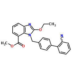 Methyl 1-[(2'-cyanobiphenyl-4-yl)methyl]-2-ethoxy-1H-benzimidazole-7-carboxylate Cas:139481-44-0 第1张