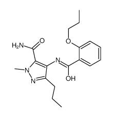 2-methyl-4-[(2-propoxybenzoyl)amino]-5-propylpyrazole-3-carboxamide