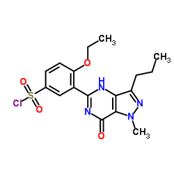 5-(5-Chlorosulfonyl-2-ethoxyphenyl)-1-methyl-3-propyl-1,6-dihydro-7H-pyrazolo[4,3-d]pyrimidin-7-one Cas:139756-22-2 第1张