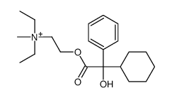 2-(2-cyclohexyl-2-hydroxy-2-phenylacetyl)oxyethyl-diethyl-methylazanium