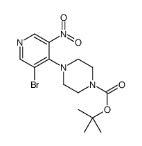 2-Methyl-2-propanyl 4-(3-bromo-5-nitro-4-pyridinyl)-1-piperazinec arboxylate