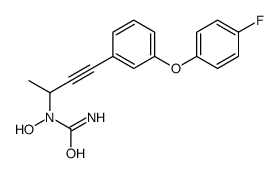 1-[4-[3-(4-fluorophenoxy)phenyl]but-3-yn-2-yl]-1-hydroxyurea