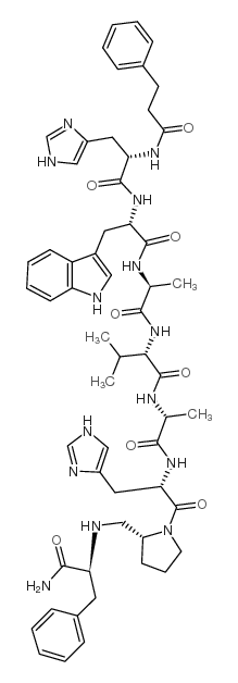 (Deamino-Phe19,D-Ala24,D-Pro26-psi(CH2NH)Phe27)-GRP (19-27) (human, porcine, canine) trifluoroacetate salt