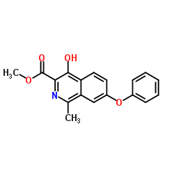 Methyl 4-hydroxy-1-methyl-7-phenoxyisoquinoline-3-carboxylate Cas:1421312-34-6 第1张