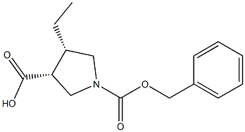 (3R,4S)-1-[(benzyloxy)carbonyl]-4-ethylpyrrolidine-3-carboxylic Acid CAS:1428243-25-7 manufacturer price 第1张